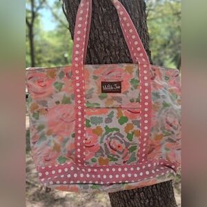 Matilda Jane Pink Floral Tote Bag
